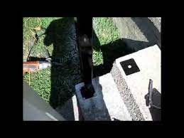 In this video i show steps for using them to inst. Vinyl Composite Porch Post Installation For Stair Railing On Concrete Youtube