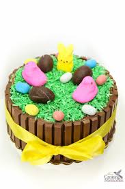 See how easy it is to use the patchwork lace cross cutters and embossers to add a touch of elegance to your next easter cake. Easy Diy Easter Kit Kat Cake Tutorial For A Stunning Holiday Centerpiece