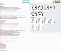 À partir du 1er mai 2017. Chord La Vie Est Belle Indochine Tab Song Lyric Sheet Guitar Ukulele Chords Vip