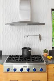 Why You Should Consider A Vertical Tile Backsplash Abode Kitchen Tiles Backsplash Contemporary Backsplash Unique Kitchen Backsplash
