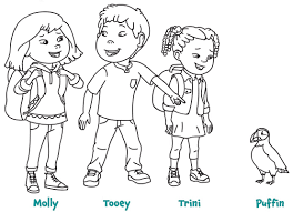Make them happy with these printable coloring pages and let them show how artful and creative they. Molly And Her Friends Coloring Page Free Printable Coloring Pages For Kids