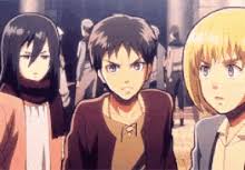 Will eren and mikasa end up together in attack on titan? Armin Mikasa Eren Gif Arminmikasaeren Discover Share Gifs
