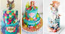 Birthday Cake Beach Theme Cake