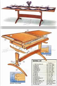 Dining Room Table Plans Furniture Plans And Projects Woodarchivist Com Woodworking Furniture Plans Woodworking Projects Plans Table Plans