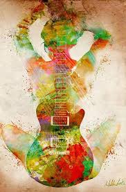 I Love This Guitar Art Musical Art Guitar Art Art Music