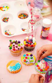 Birthday Party Ideas Photo 14 Of 14 Cupcake Decorating Party Baking Birthday Parties Tea Party Birthday