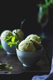 Cats don't have a sweet tooth. Matcha Mint Chip Ice Cream The Bojon Gourmet