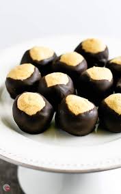 Shockingly easy to make, these truffles are rich and deliciously decadent. Easy Buckeyes With Dark Chocolate Bourbon And Pecans