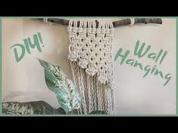 These macrame projects are easy to make and are more functional than wall hangings. Diy Small Macrame Boho Wall Hanging Youtube Macrame Wall Hanging Tutorial Macrame Wall Hanging Diy Macrame Wall Hanging