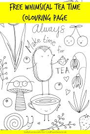 All color page coloring pages more colouring tea! Free Tea Party Colouring Page Crafts On Sea