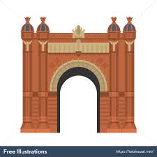 It was built by architect josep vilaseca i casanovas as. Arco De Triunfo Barcelona Spain Free Illustrations Tabisozai