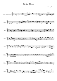 Petite Fleur Clarinet Sheet Music Clarinet Sheet Music