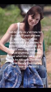 lori was cool :( #viral #ROMWEGetGraphic #PonderWithZion #lorigrimes  #thewalkingdead #rickgrimes #carlgrimes #judithgrimes #glennrhee #twdedit
