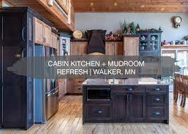 1 metod high cabinet (200*60. Cabin Kitchen Mudroom Refresh Walker Mn Construction2style