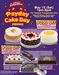 Double dutch cake slice ₱25: Up To 200 Off On Red Ribbon S Payday Cake Day Promo
