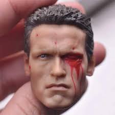 Military Figures 9 Style 1/6 T1 T800 Tough Guy Arnold Schwarzenegger War  Damage Normal Head Sculpt Headplay Aged Young Ver. For 12 Action Figure  Collection From Nan08, $22.09