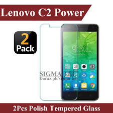 2Pcs Lenovo C2 Power Tempered Glass ...