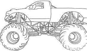 Free printable monster truck coloring pages for kids | kids. Blue Thunder Monster Truck Coloring Pages Novocom Top