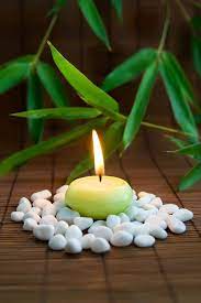 Feel Calmer Yet Yuliya Filipenko Deposit Photos Candles Zen Garden Inner Peace
