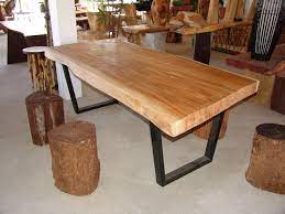 Live Edge Dining Table Golden Acacia Wood Reclaimed Single Slab 6 5 Ft Length Live Edge Dining Table Slab Dining Tables Wood Slab Dining