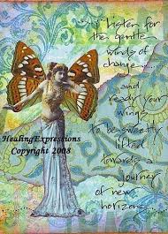 Black Book Winds Of Change Not Working Winds Of Change Altered Art Faith Hope Recovery Collage Wings Vintage Woman Atc Aceo Print Altered Art