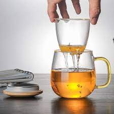 Creative Glass Tea Infuser Cup