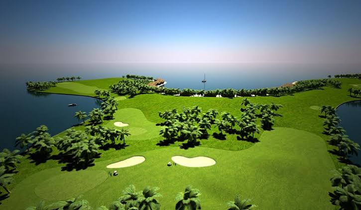 Mga resulta ng larawan para sa Maldives Floating Golf Course"