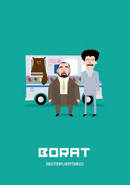 Borat Cultural Learnings Of America For Make Benefit Glorious Nation Of Kazakhstan 20 Classic Films Posters Movie Posters Minimalist Classic Movie Characters