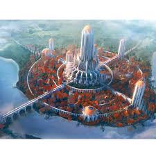 5d Diamond Painting Beautiful City Scenery Paint With Diamonds Art Crystal Craft Decor Fantasy Concept Art Fantasy Art Landscapes Fantasy Landscape