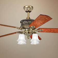 52 Kichler Corinth 4 Light Antique Brass Ceiling Fan 4f789 Lamps Plus Brass Ceiling Fan Ceiling Fan Ceiling Fan With Light