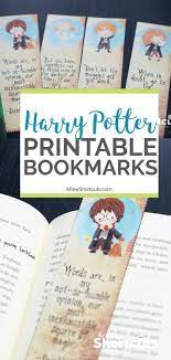 He was supposed to be a humble boy sorted into gryffindor with a penchant for throwing himself into danger and saving others. Free Harry Potter Printable Bookmarks A Few Shortcuts