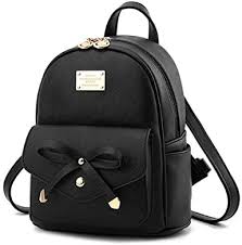 Venture pal 40l lightweight packable travel hiking backpack daypack. Amazon Com Girls Black Mini Backpack Purse Leather Cute Bowknot Fashion Small Backpacks Purses For Teen Women Clothing