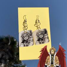Aoxinquji anime my hero academia collage hawks manga fleece blanket, lightweight home decor throw blanket 80x60 inch for bed,couch,sofa. Hawks Manga Earrings Hand Made Shipping Depop