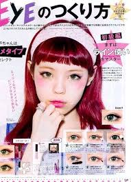 makeup trend magazine lips japanese kawaii eyemakeup eyes harajuku makeup face makeup guide japanese makeup