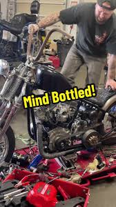 Replying to @joeystringer5320 #harley #harleydavidson #chopper #choppertime  #garage #oldschool #shovelhead #panhead #custom #build #motor #motorcycle  #hd #chop #oneofakind