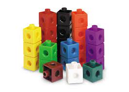 Blue red blue patterns are associated w cvc words. Snap Cubes Set Of 100