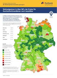 Am beispiel unserer münchner wohnung, die 480.000 euro kosten soll, entstehen also bei ca. Postbank Wohnatlas 2019 Wo Wohneigentum Fur Durchschnittsverdiener Noch Bezahlbar Presseportal