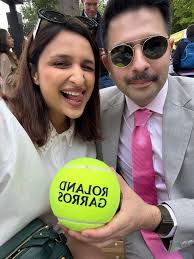 Roland Garros gave us the perfect final. A perfect day together. And the  best seat in the house — right next to her. ❤️ Tennis in Paris — we watched  two warriors