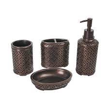 Give your next project that detailed, fully finished look with pipe fittings, nipples, escutcheons, etc. Includes Toothbrush Holder Yangshimoeed 4 Piece Oil Rubbed Bronze Bathroom Accessories Set Dispenser Pump Simple Metal Design Tumbler Soap Dish Bathroom Accessory Sets