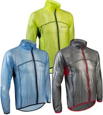 aero tech lightweight packable cycling rain jacket