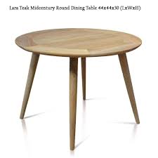 Round marble mosaic patio bistro table. 44 Inch Mid Century Modern Round Outdoor Dining Table Impression Teak Patio Furniture Teak Outdoor Furniture Teak Garden Furniture