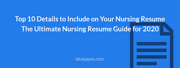 Write the best nurse manager resume and land the job. Top 10 Details To Include On A Nursing Resume And 2020 Writing Guide