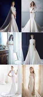 30 Timelessly Elegant Structured Wedding Dresses You Will Fall In Love With Structured Wedding Dresses Timeless Wedding Dress Simple Wedding Gown Minimalist