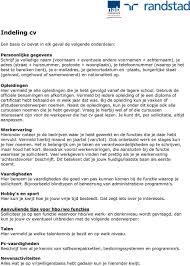 Hoe Maak Ik Een Goed Cv Pdf Free Download