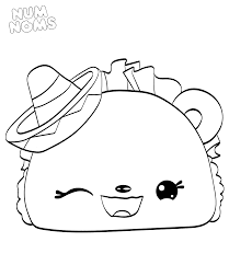 Coloring Pages Num Noms Tasty Taco Cool Coloring Pages Cartoon Coloring Pages Coloring Pages Inspirational
