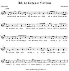 Ich geh mit meiner laterne. Hab Ne Tante Aus Marokko