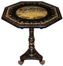 Check spelling or type a new query. A 19th Century English Regency Chinese Export Black Lacquer And Parcel Gilt Chinoiserie Tea Table No 4699 C Marian Antiques Antique Couch Antique Furniture