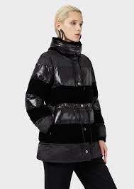 Maybe you would like to learn more about one of these? Jacke Aus Nylon Und Samt Damen Emporio Armani