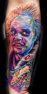 Movies tattoo by Cecil Porter