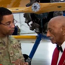 Tuskegee Airmen celebrated during aircraft exchange ceremony